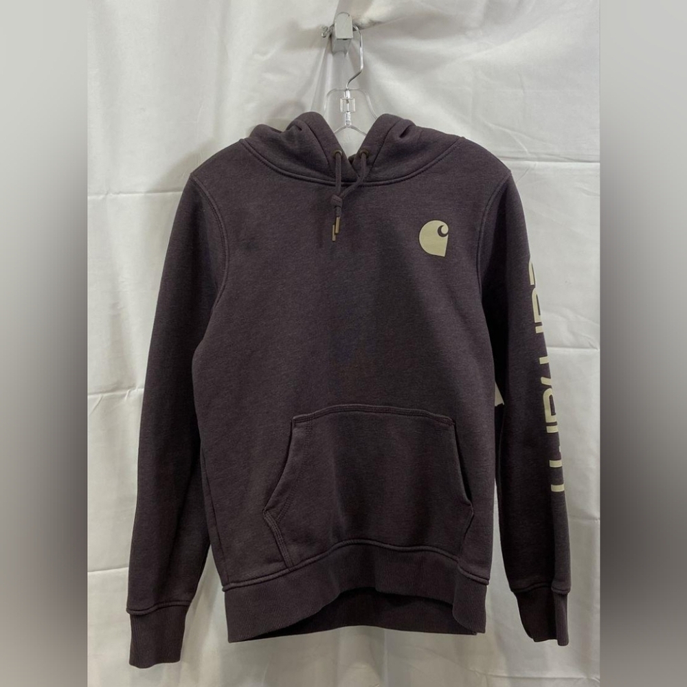 Carhartt Clarksburg Graphic Sleeve Hoodie Sweatshirt Size S Like NewMSRP $59.99 - Picture 4 of 7